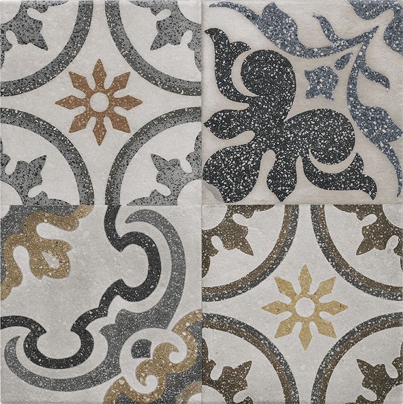 GDM442051 DECORS HAIDRA GRIS 40X40-F4 (1)