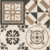 Motif concrete gris foncé